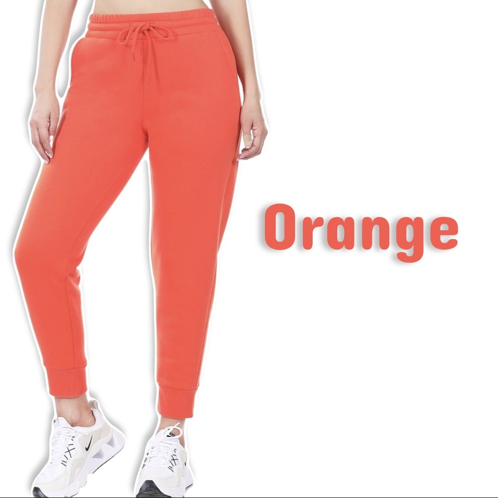 Orange Drawstring Sweatpants Essential | Joggers